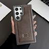 For Samsung Galaxy S25 Ultra Case PC+PU Leather Shockproof Phone Back Cover
