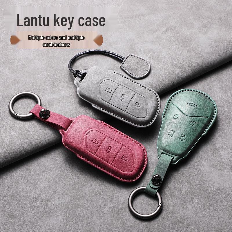 Lambskin Key Case for Lantu Free New Energy Vehicle