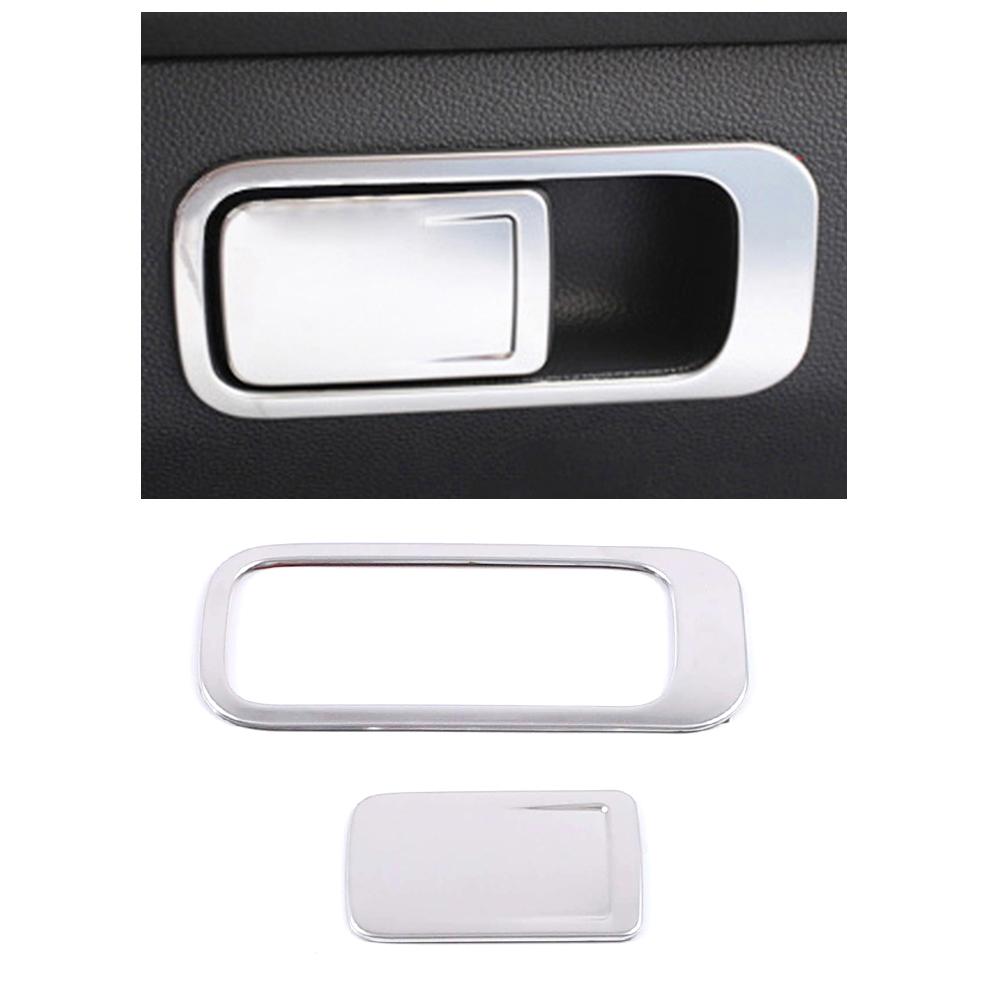 Für Volkswagen VW Tiguan MK2 2017- Edelstahl Innenzubehör Mittelkonsole mattsilberne Dekoration