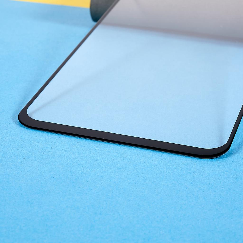 RURIHAI Aluminium-Silizium Glasfolie für HTC Desire 22 Pro 5G, Vollflächig klebend 2.5D Sekundär gehärtet 9H Abriebfestigkeit Vollbild HD Displayschutz