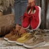The New Style of Shoes Is A Thick-soled Loafer with A Front Lacing Wedge Heel for Casual Outerwear