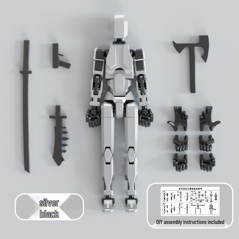 Multi-joint Movable Figure Assembly Toy and Ornament