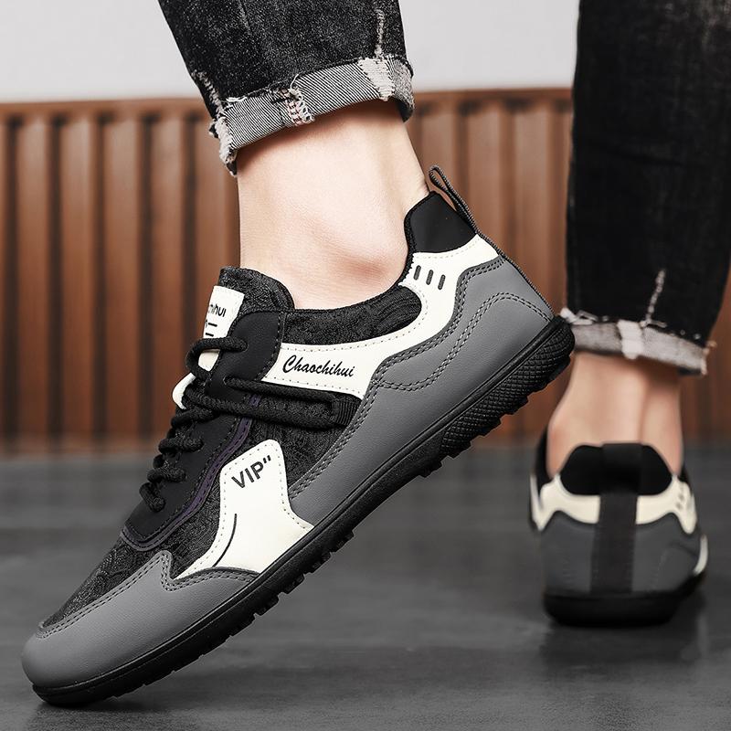 Fashion Men's Sneakers Summer New Outdoor Recreational Driving Shoes Lace-up Classic Mesh Shoes Men's Breathable Low-top Board Shoes