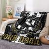 1PC Custom Name Collingwood Patterned Flannel Blanket Suitable For All Seasons for Home Decor Warmth and Comfort Gifts Holiday Present