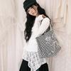 FR Angel Graphic Check Shoulder Bag
