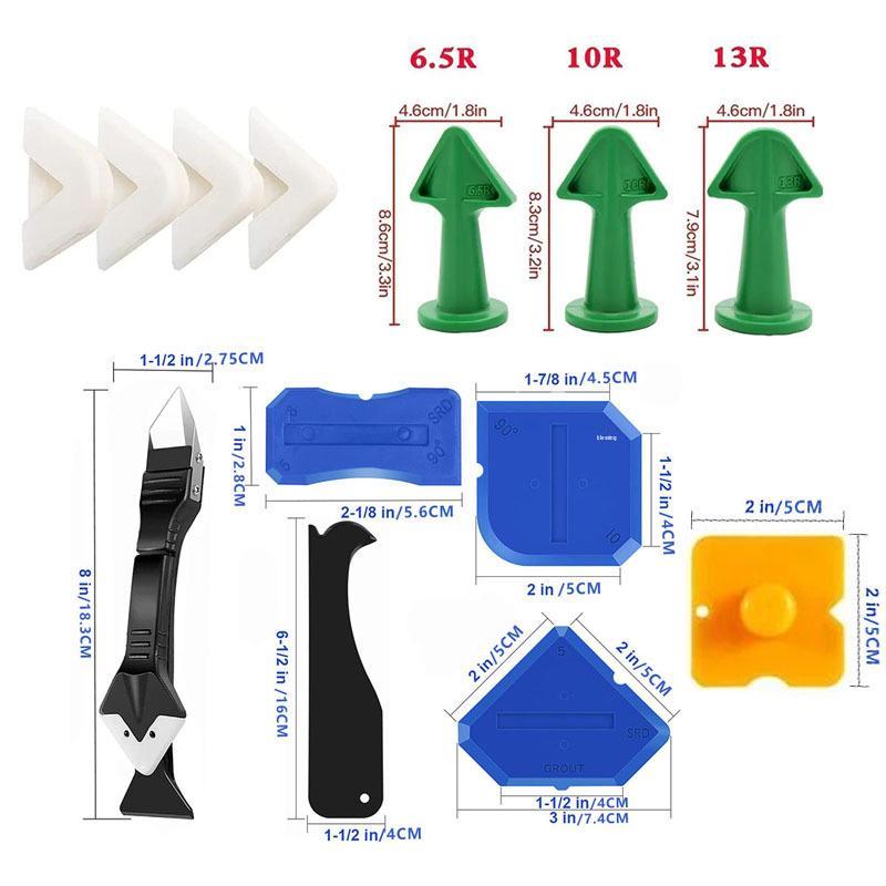 Set di Ugelli per Stuccatura in Silicone: Stucco per fughe per finestre e porte