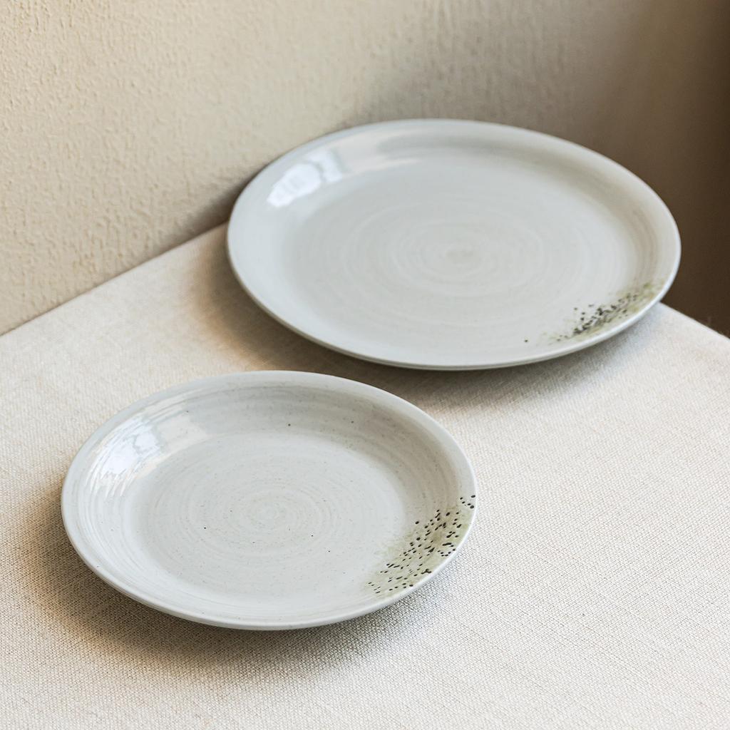 Surprise Shunfeng Plate Japanese Ceramic Plate Household Plate Round Large Plate Tableware High Value Western Plate