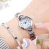 GEDI Exquisite Rhinestone Waterproof Alloy Bracelet Quartz Watch for Ladies