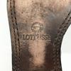 LOTTUSSE Premium Semi-Brogue Cap Toe Business Shoes Black Size 10 (Approx. 28.5cm) Men's(USED)