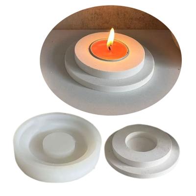 Hollow House Candle Holder Molds Hollow Heart Silicones Molds for Making Tealight Holder Candle Holder Table Decorations