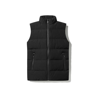 Men's Vest Autumn and Winter New Relaxed Casual Vest Coat Solid Color Warm Green Sports Large Size Tide