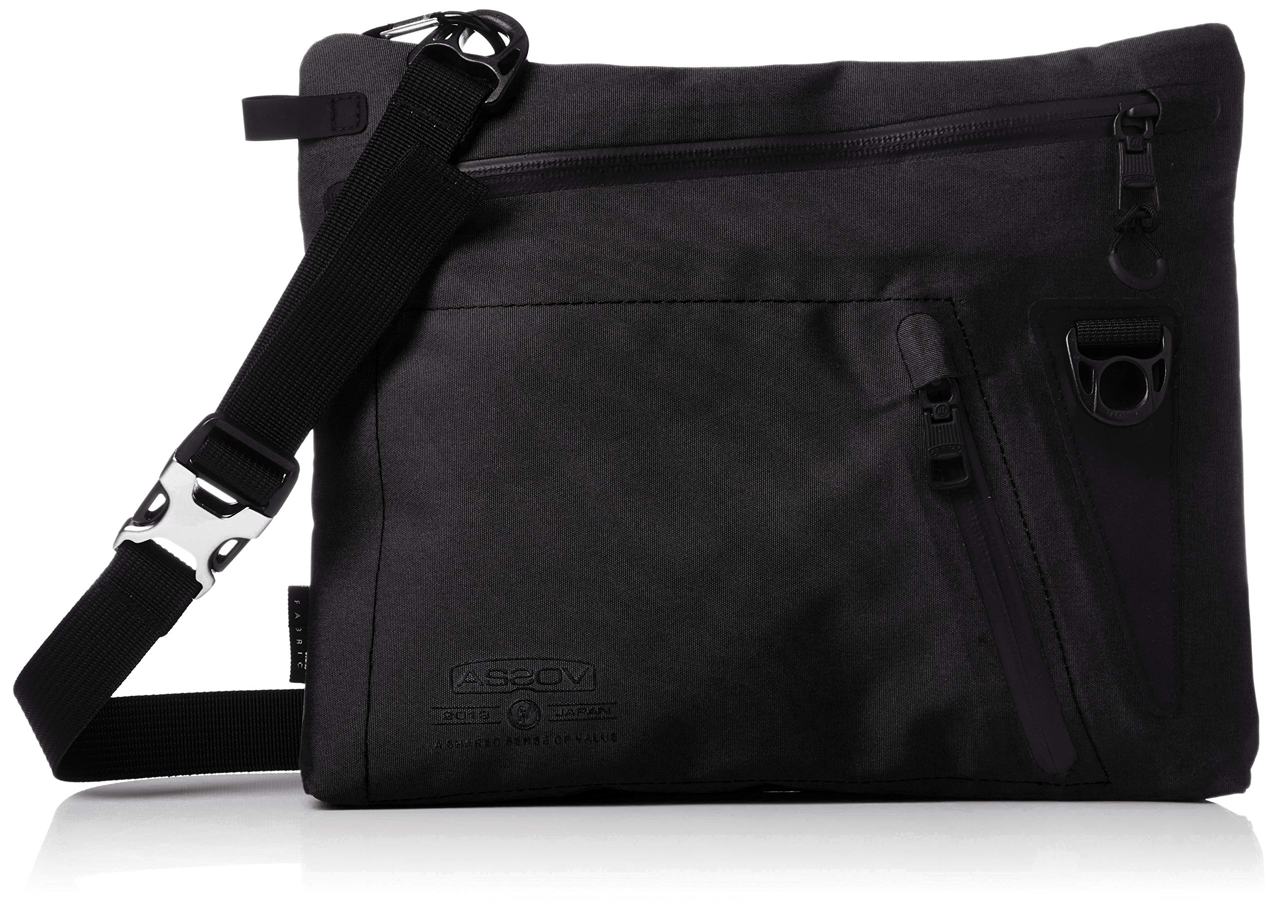 

ASSOB Waterproof Sacoche Made of Cordura Black 141603, 305D, чорний