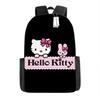 Hello Kitty Cartoon Backpack Ello Kitty Schoolbag Digital Printing Backpack