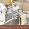 Kitchen Countertop Storage Rack Multi-Purpose Rag Drain Holder Stable Non-Slip Organizer for Dishcloth Sponge Storage