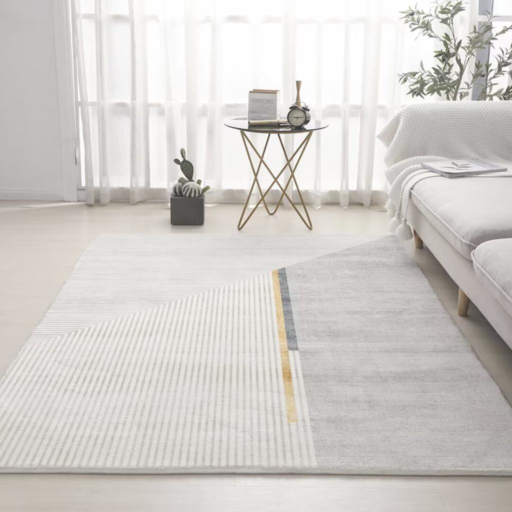 Minimalist Large Area Living Room Carpet Modern Decoration Home Plush Non-slip Rug 200x300cm Thickening Floor Mat Washable Tapis