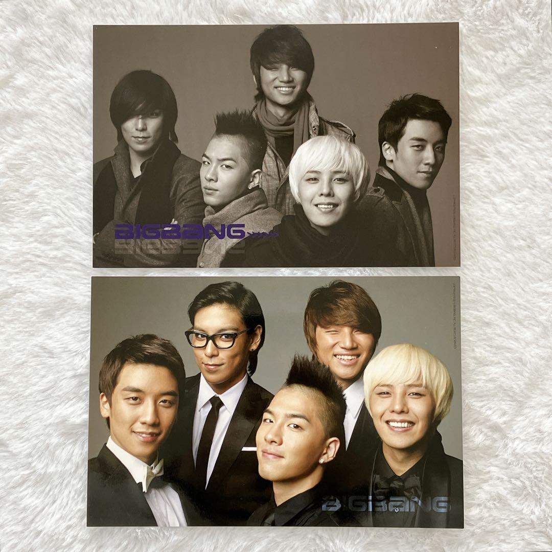 

[USED] BIGBANG Korea Official Postcards (2 pcs)
