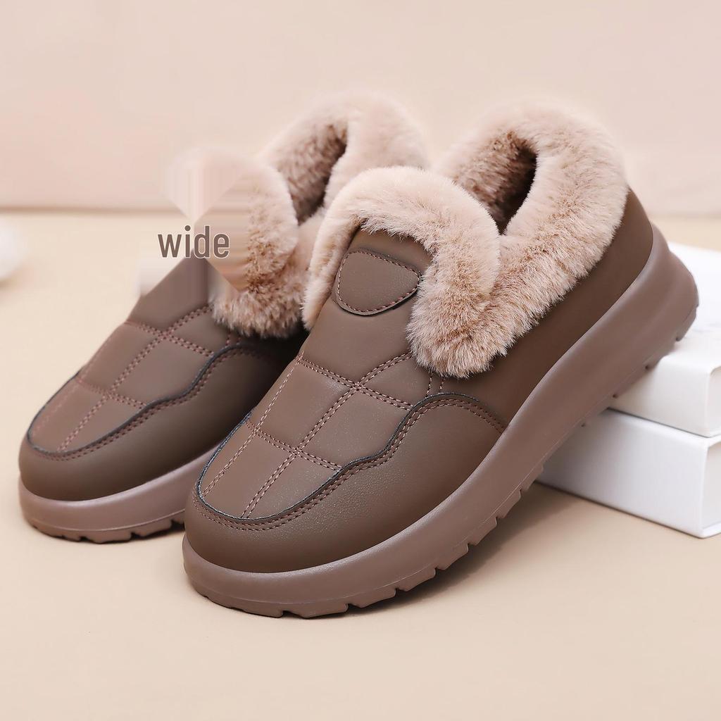 Women's Winter Cotton Short Boots - Warm, Cold-Proof, Slip-On Snow Boots