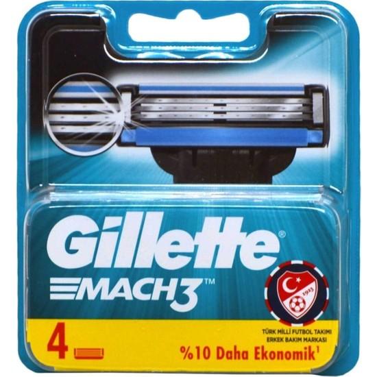 

Набор сменных бритв Gillette Mach3 из 4 шт.