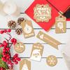50/100pcs Vintage Christmas Gift Tags with Twine Rope,for DIY Cards,Tree Decorations Christmas Party Decor,Christmas Accessories