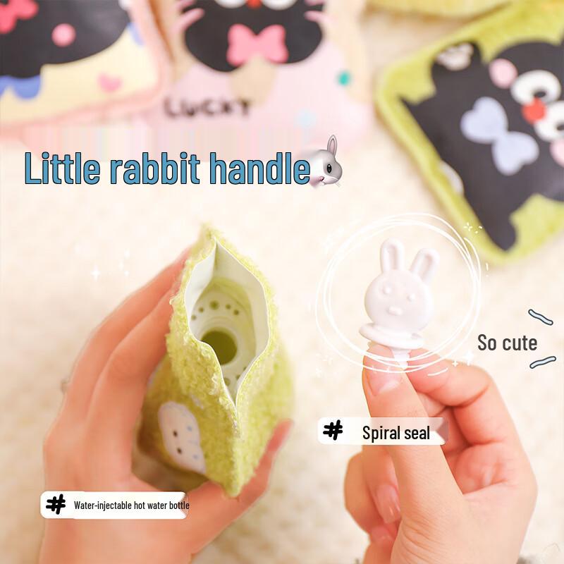 Anvelo Cartoon Plush Water-Filled Hot Water Bottle