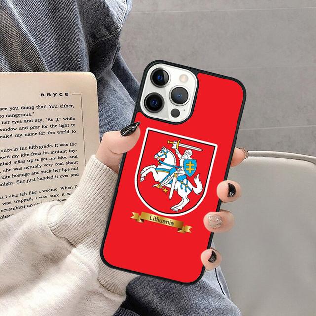 Lithuania Flag Phone Case Cover for iPhone 17 Air 16 16e 15 13 14 11 12 Pro Max Plus Coque Fundas Shell