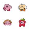 Bee Cartoon Creative Design Metal Badge Unique Kirby Inspired Pin Collectors For