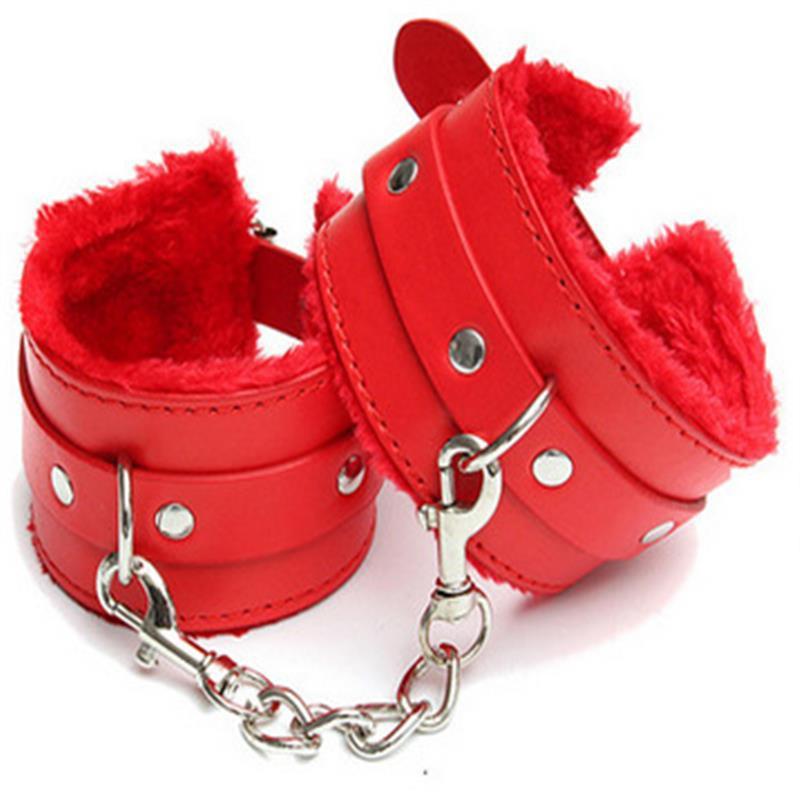 Luxury Pu Plush Sex Handcuff Bundle For Couples Waterproof And Adjustable