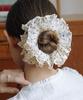 Has Hml002 Dot Ruffle Lace Scrunchie