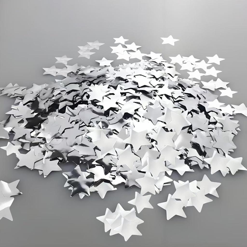 Rainbow Star Metallic Foil Confetti 8000 Pcs Shiny Star Table Confetti for Fill Balloon Wedding Graduation Party Decorations,60g of pack