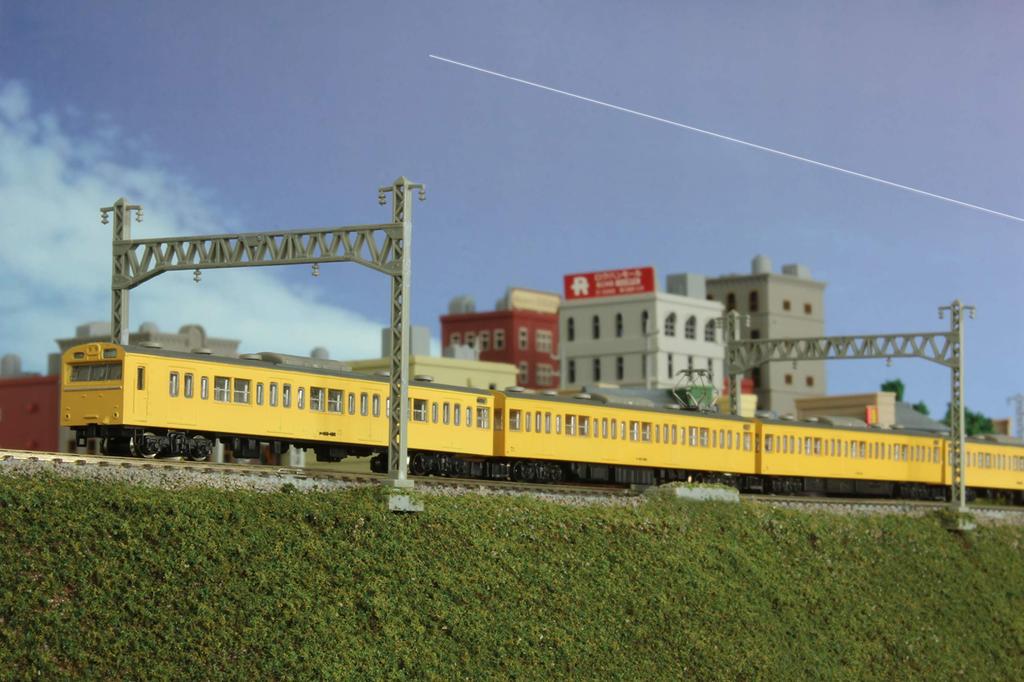 Rokuhan Z Gauge JNR 103 Series Canary High Cab Type 4-Car Basic Set T022-13 Model Train