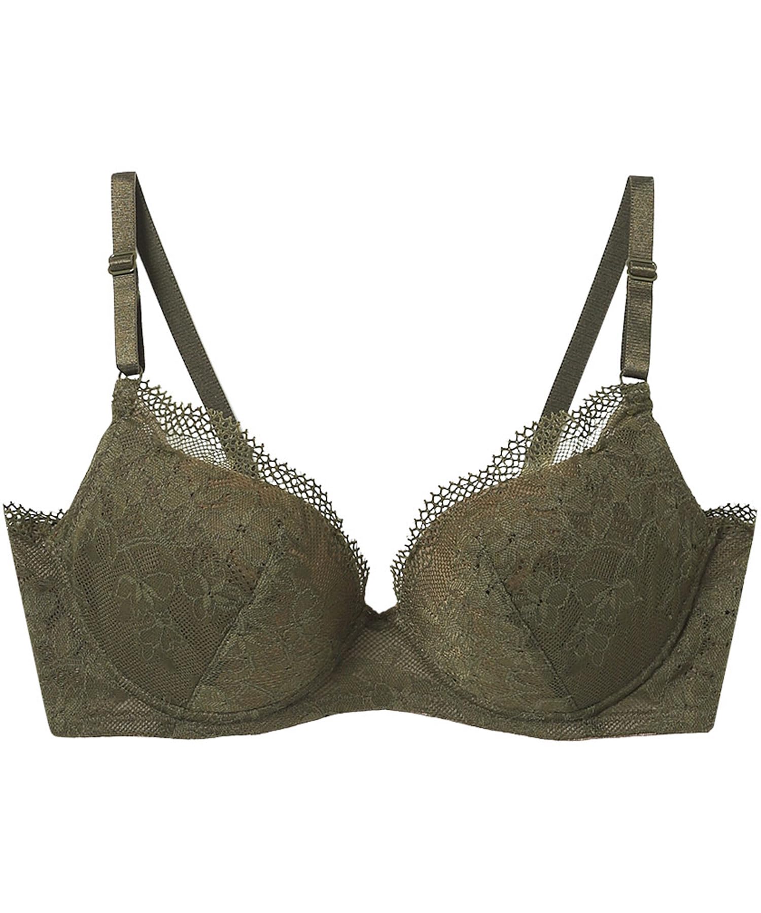 

бюстгальтер для пышной верхней части груди и чистой спины беспроводной OV [Unnanacool] Без косточек [Кружево BRAGENIC] Бюстгальтер, JB3840, женский