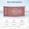 Ethereal Dragon Moonlight Theme Quick Dry Beach Towel Custom Name Text Print Large Sand Resistant Towel Beach Vacation