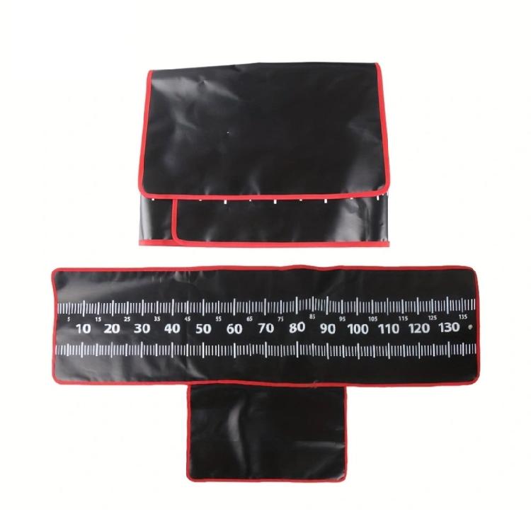 Fish Protections Pad Fishing Equipment Portable Landing Mat with Measuring Scale 140x35cm Foldable Fishing Unhooking Mat