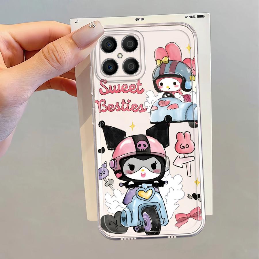 Case for Honor X7b X8a X8 X9b 90 Lite X9a X8b Soft Phone Cover Sanrio Cute Kuromi1