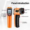 TH201 High - Sensitivity Digital Infrared Measurement Gun Hygrometer Non - Contact Laser Thermometer with Backlight