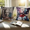 Cushion Cover Inches Farmhouse Decor Home Throw Pillow Covers For Couch Decorations Movie H-H-Harley Cool Quinn