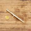 Akizuki Trading Co., Ltd. Design Accessories Flute Gold W5.7×D1.5×H1cm Miniature Band Pin Badge PA06-1/14