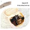 Soft Plaid Makeup Bag - Cute, Comfortable, Large Capacity Travel Toiletry Organizer