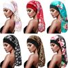 SATINIOR 6 Pcs Long Hair Satin Bonnet for Sleeping Extra Large Sleep Braid Bonnet Elastic Band Silk Night Sleep Hat for Women Long Curly Hair Braids