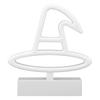 Neon Light Plastic Witch Hat Shape USB Battery Powered RGB Light Source Decorative Lamp for Decorative Lighting