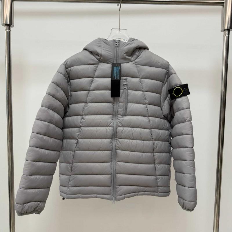 Mens Lightweight Quilted Hooded Padded Jacket Casual Warm Winter Outerwear