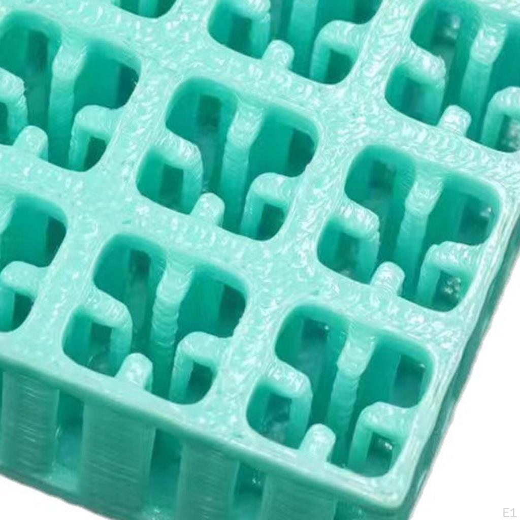 Nail Drill Bit Holder, Bits Organizer Portable Sturdy Lightweight 16 Holes Display Stand