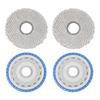 High Performance Mop Cloth Holder Set for Ecovacs For DEEBOT For Pro For Omni Robot Vacuums 4 Piece Washable Microfiber