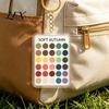 Outfit Color Reference 2Pcs Palette Keychain Pendant, Clear Acrylic Season Analysis Swatches Matching Tool Keychain, Card, Gifts for Fashion Lovers