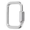 Chain Link Stainless Steel 4‑Corner Multifunctional Connection Buckle for Outdoor Hammock Camping Fishing Hiking8mm