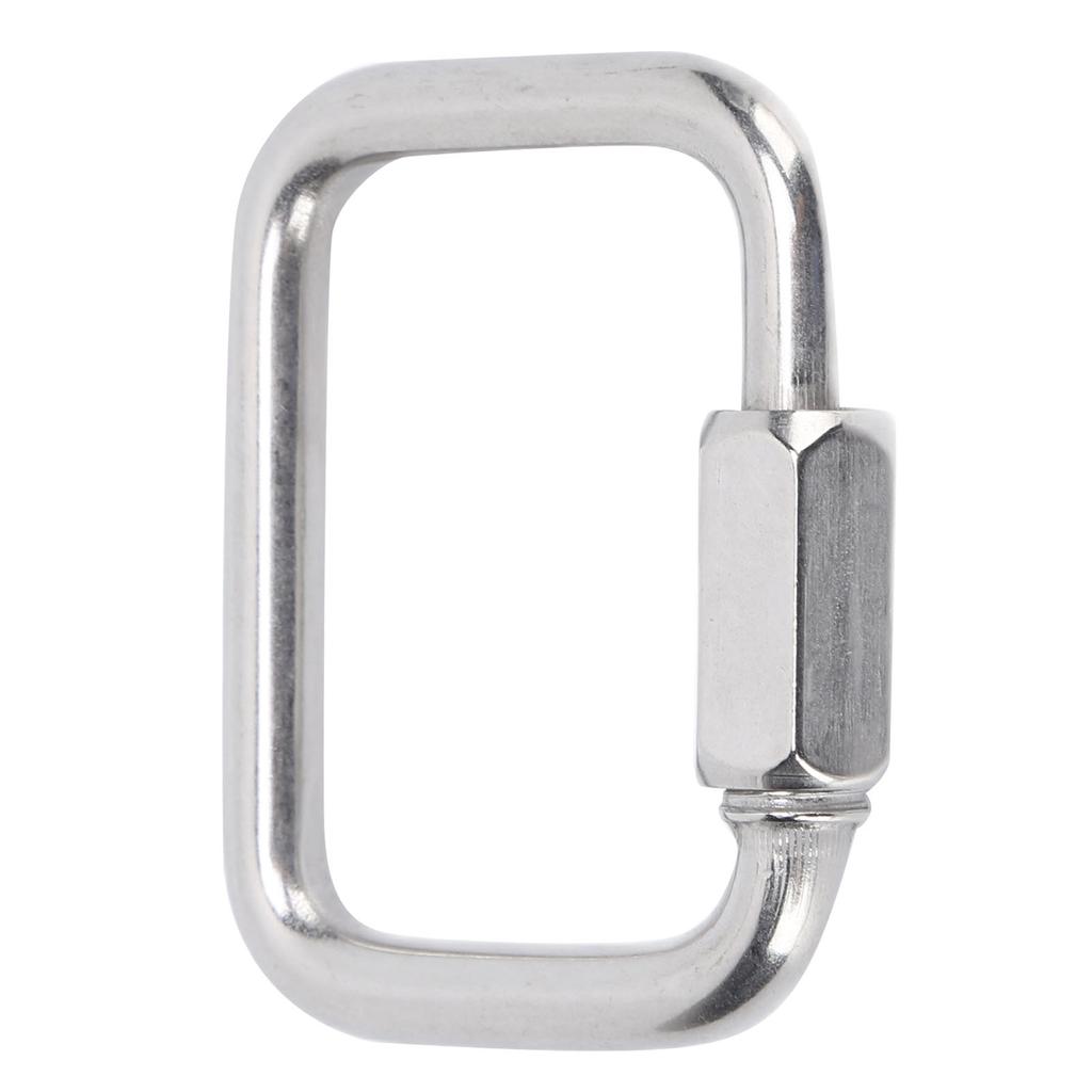 Chain Link Stainless Steel 4‑Corner Multifunctional Connection Buckle for Outdoor Hammock Camping Fishing Hiking8mm