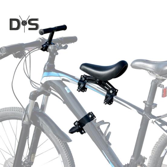 1 Set Kids Bike Seat Front Mounted Bike Seat Handlebar Foot Pedal Detachable Toddler Child Road Mountain Bicycle Front Seat Bike Accessories