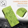 Flip Case for ZTE Nubia S A403ZT 5G PU Leather Embossed Pocket Card Slots Stand Protective Cover Casing