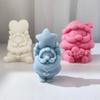 Santa Claus Love Star Decor Candle Silicone Mold Resin Epoxy Christmas Crafts DIY Ornament Jewelry Candle Making Tool