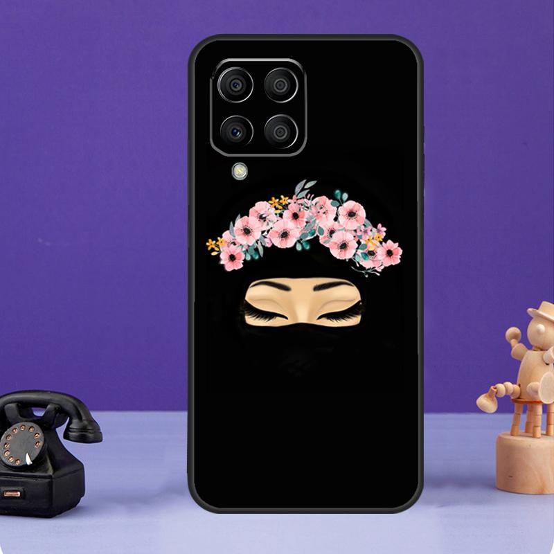 Islamic Muslim Hijabi Girls Case For Samsung Galaxy M12 M32 M52 M56 M06 M16 M36 M54 M34 M14 M35 M55 M15 M11 M31 M13 M53
